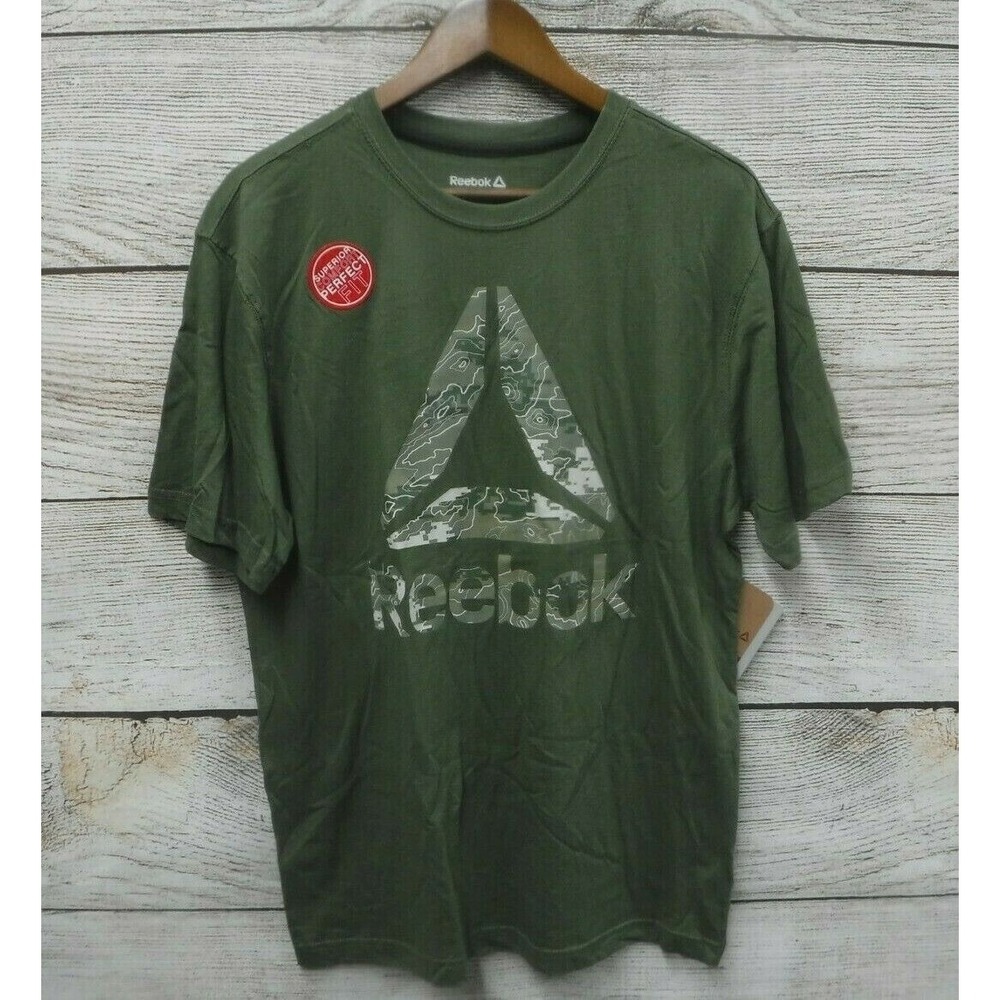 Reebok Performance Shirt Mens Medium Regular Fit Cypress Recon Camo Shirt New